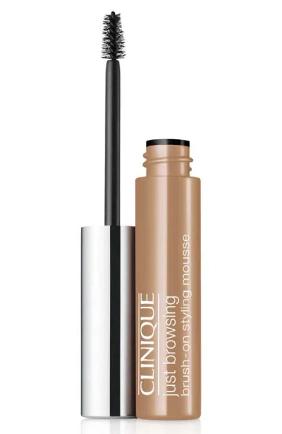 CLINIQUE CLINIQUE JUST BROWSING BRUSH-ON TINTED BROW STYLING MOUSSE TINTED BROW GEL