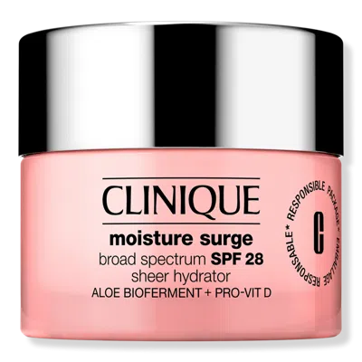 CLINIQUE MOISTURE SURGE BROAD SPECTRUM SPF 28 SHEER HYDRATOR MOISTURIZER - 1.0 OZ