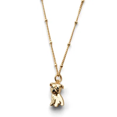 CLOUD HAVEN WOMEN'S CLOUD HAVEN MINI PITTIE SWEETIE PENDANT IN TRUFFLE GOLD