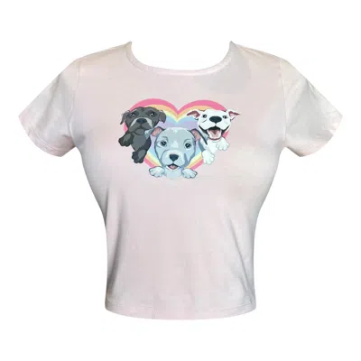 CLOUD HAVEN WOMEN'S CLOUD HAVEN BIG HEART SIGNATURE BABY TEE