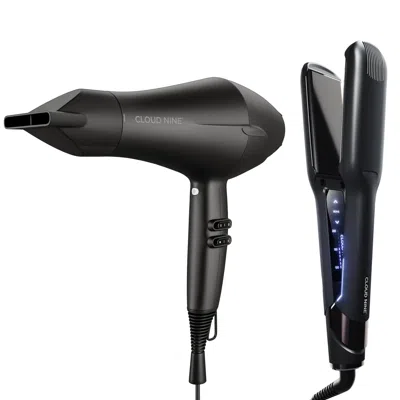 CLOUD NINE CLOUD NINE THE AIRSHOT HAIRDRYER, CLOUD NINE THE WIDE IRON BUNDLE