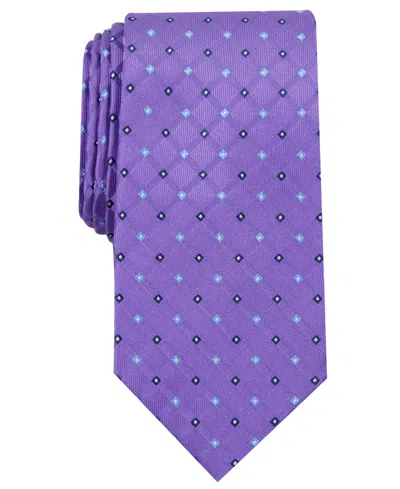 CLUB ROOM MEN'S LINKED NEAT TIE, CREATED FOR MACY'S
