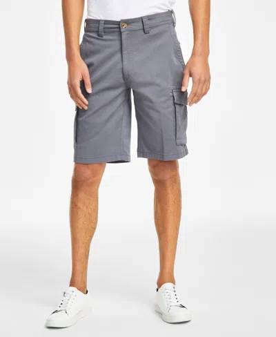 CLUB ROOM MEN'S STRETCH CARGO SHORTS, CREATED FOR MACY'S