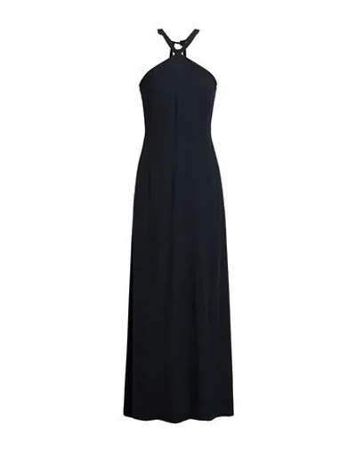 CO. GO CO. GO WOMAN MAXI DRESS MIDNIGHT BLUE SIZE 8 VISCOSE, COTTON