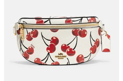 COACH COACH BETHANY BELT BAG CHERRY PRINT