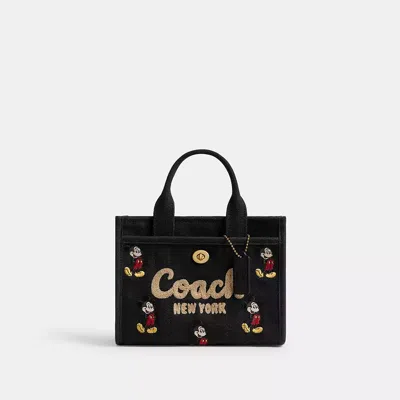 COACH DISNEY X COACH CARGO TOTE BAG 20 WITH MICKEY MOUSE IN REGENERATIVE COTTON CANVAS