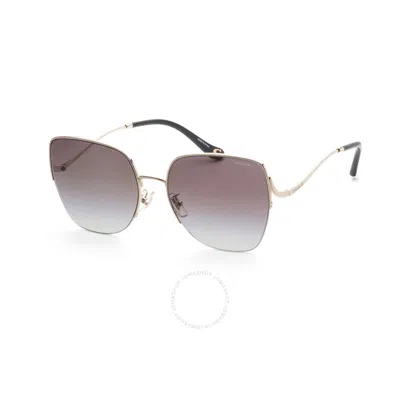 COACH COACH GREY GRADIENT GEOMETRIC LADIES SUNGLASSES HC7156D 90053C 60