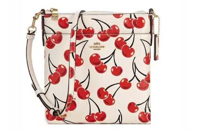 COACH COACH KITT MESSENGER CROSSBODY BAG CHERRY PRINT