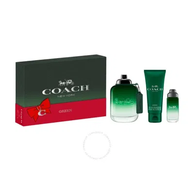COACH COACH MEN'S GREEN GIFT SET FRAGRANCES 3386460147378