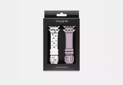 COACH OUTLET APPLE WATCH® STRAP SET, 38 MM, 40 MM AND 41 MM, SIZE: WOMEN