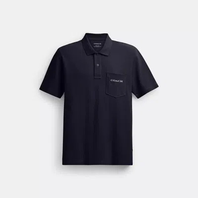 COACH OUTLET POCKET POLO IN ORGANIC COTTON