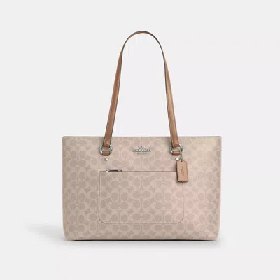 COACH OUTLET STATION TOTE BAG IN SIGNATURE CANVAS