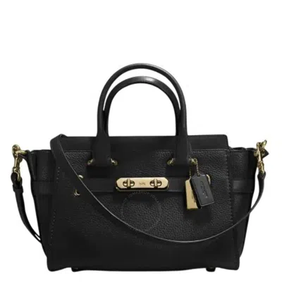 COACH COACH PEBBLE LEATHER SWAGGER 27 SHOULDER BAG