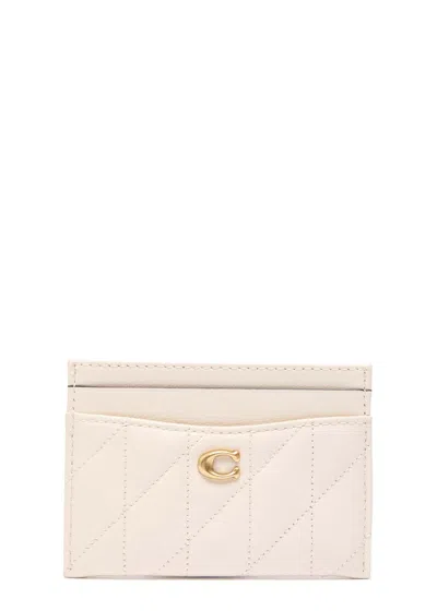 COACH COACH PILLOW QUILTED LEATHER CARD HOLDER