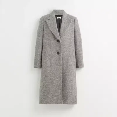 COACH RESTORED HERRINGBONE OVERSIZED COAT