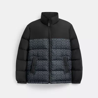 COACH SIGNATURE DOWN JACKET IN RECYCLED POLYESTER
