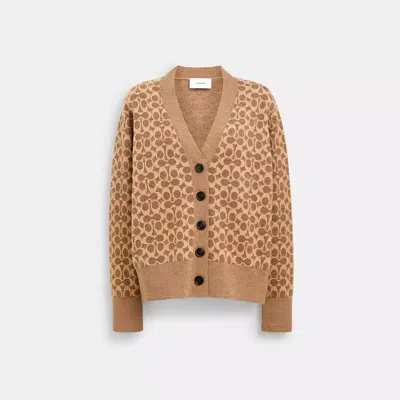 COACH CARDIGAN DÉCONTRACTÉ À ENCOLURE EN V EXCLUSIF