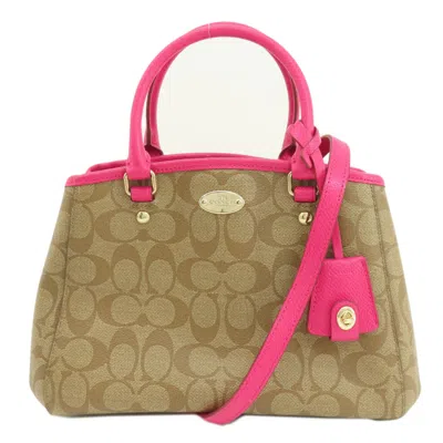 COACH SIGNATURE SIGNATURE LINE HANDBAG (PRE-OWNED)