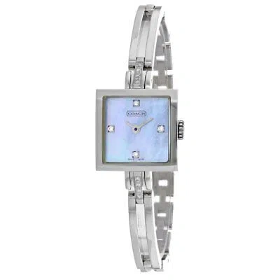 COACH COACH WOMENS MOTHER OF PEARL QUARTZ BLUE MOP DIAL WATCH - 14500449