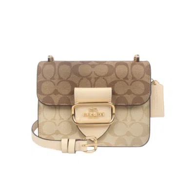 COACH 蔻驰(COACH)女士斜挎包多功能口袋PVC牛皮拼接时尚百搭配件日常通