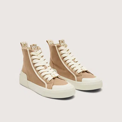 COCCINELLE SNEAKERS IN COTONE RICICLATO C-BOUNCE CANVAS