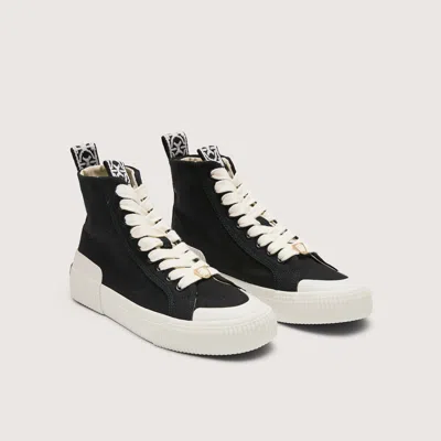 COCCINELLE SNEAKERS IN COTONE RICICLATO C-BOUNCE CANVAS