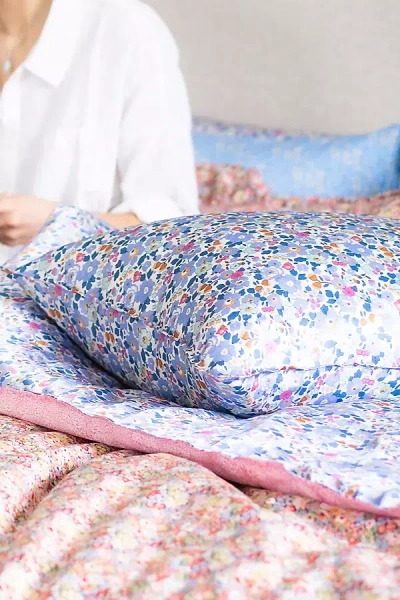 COCO & WOLF COCO & WOLF BETSY LAVENDER SILK PILLOWCASE