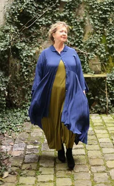 COCON.COMMERZ PRIVATSACHEN PRIVATSACHEN - LAGENLOOK BLUSEN MANTEL BIPOLAND GR 44 46 48 50 52 54 56 - RAUM