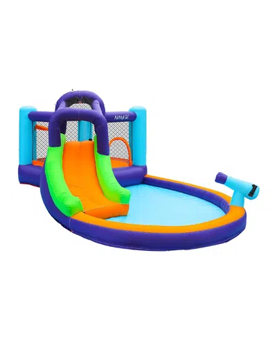 COCONUT OUTDOOR COCONUT OUTDOOR BOUNCE SLIDE WATER PARK WITH WATER CANNON - AGES 5-12