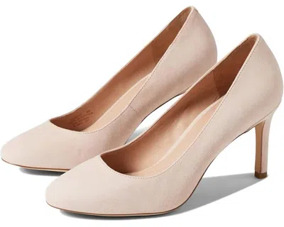 COLE HAAN GABBIE W26071-680 HEEL WOMEN US 7 PEACH WHIP LEATHER PUMP 80 MM KHD577