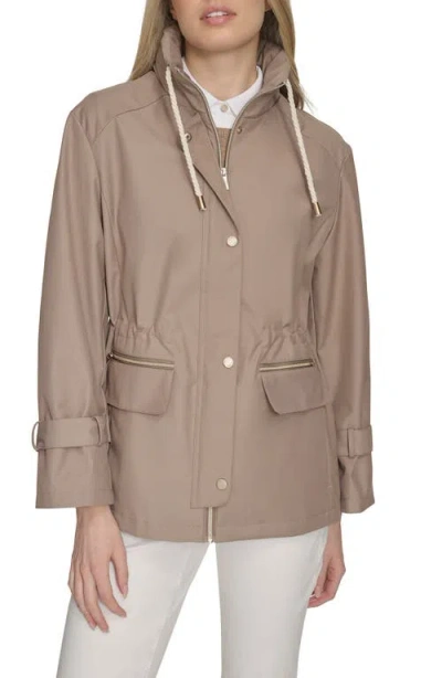COLE HAAN SIGNATURE COLE HAAN SIGNATURE HOODED OVERSIZE RAIN JACKET