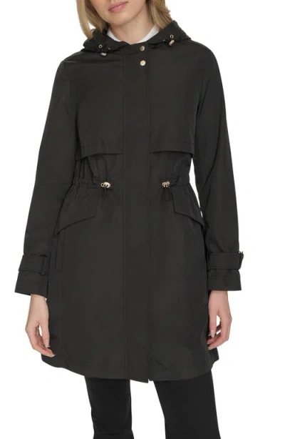 COLE HAAN SIGNATURE COLE HAAN SIGNATURE HOODED TRENCH RAINCOAT