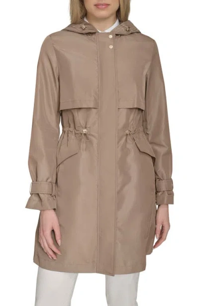 COLE HAAN SIGNATURE COLE HAAN SIGNATURE HOODED TRENCH RAINCOAT