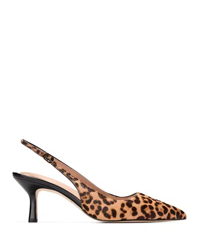 COLE HAAN WOMEN'S HANSELL ANIMAL PRINT CALF HAIR SLINGBACK PUMPS