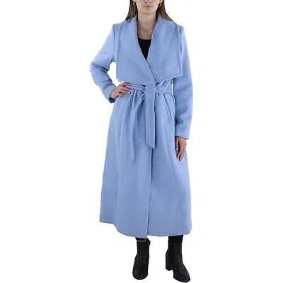 COLE HAAN COLE HAAN WOMENS WOOL BLEND BELTED LONG WOOL COAT OUTERWEAR BHFO 2398