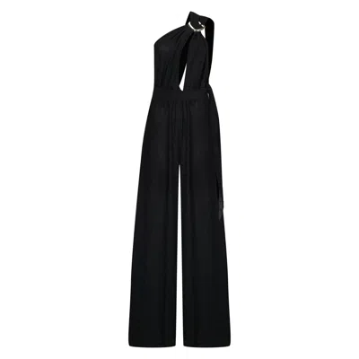 COLECCIÓN TANSU WOMEN'S NEW YORK ADJUSTABLE GLITTER BLACK JUMPSUIT