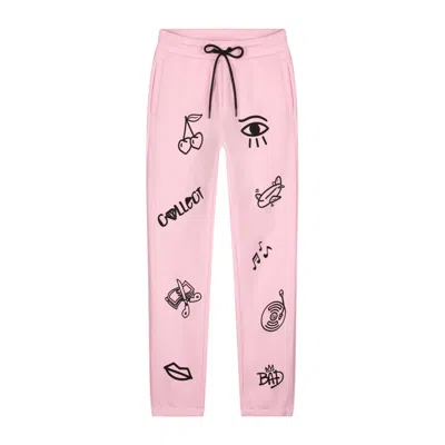 COLLECT THE LABEL WOMEN'S FUNKY SWEATPANTS PINK