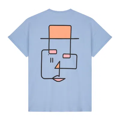 COLLECT THE LABEL WOMEN'S STEVIE OVERSIZED TEE BLUE