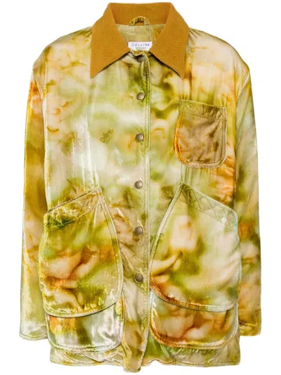 COLLINA STRADA MOLTEN FLORAL JACKET