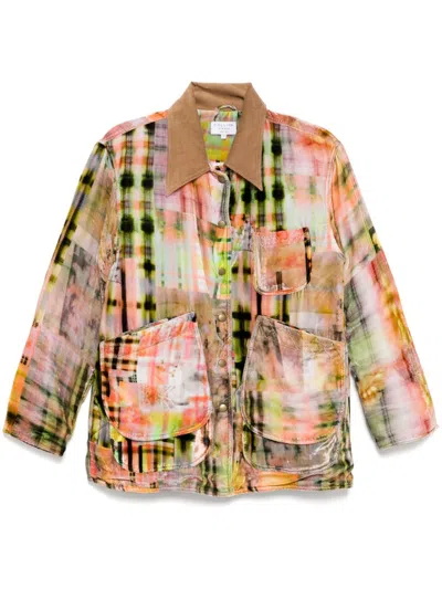 COLLINA STRADA MULTI PLAID STABLE JACKET