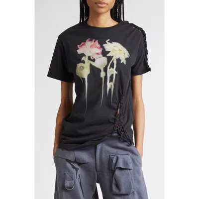 COLLINA STRADA COLLINA STRADA TOSH KNIT DETAIL GRAPHIC T-SHIRT