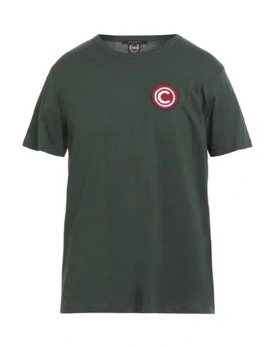 COLMAR COLMAR MAN T-SHIRT MILITARY GREEN SIZE L COTTON