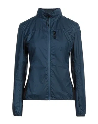 COLMAR COLMAR WOMAN JACKET NAVY SIZE 8 POLYESTER, POLYAMIDE, ELASTANE