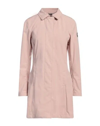COLMAR COLMAR WOMAN OVERCOAT & TRENCH COAT LIGHT PINK SIZE 10 POLYESTER, ELASTANE