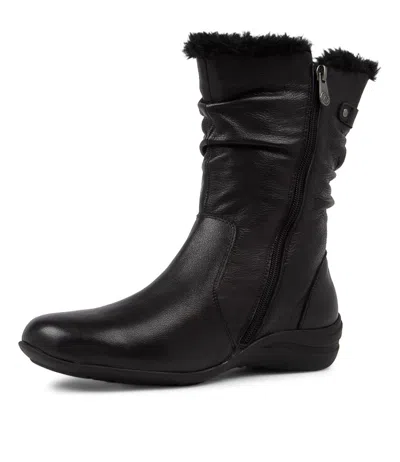 COLORADO COLORADO BAVIE DARK TAN LEATHER CALF BOOTS WOMENS SHOES COMFORT BOOTS CALF