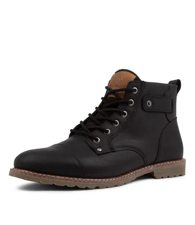 COLORADO COLORADO BRONX BROWN LEATHER LACE UP BOOTS MENS SHOES CASUAL BOOTS ANKLE