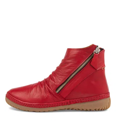 COLORADO COLORADO DOMOELIA TAN LEATHER ANKLE BOOTS WOMENS SHOES CASUAL BOOTS ANKLE