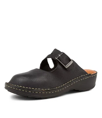 COLORADO COLORADO NECIE BLACK NUBUCK WOMENS SHOES CASUAL SHOES HEELED