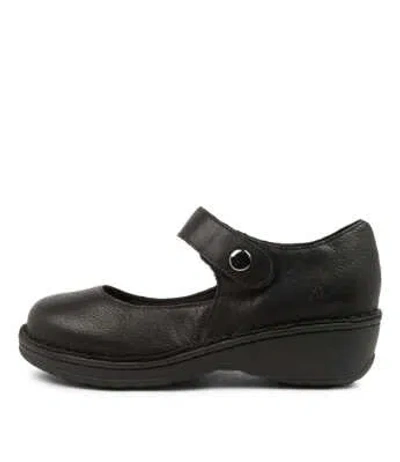 COLORADO COLORADO NONSE BLACK LEATHER WOMENS SHOES CASUAL SHOES HEELED