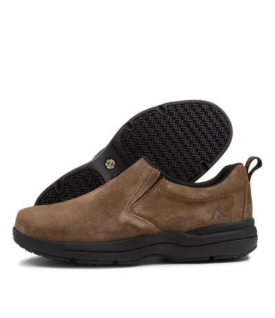 COLORADO COLORADO ROCCO TAUPE SUEDE SLIP ONS MENS SHOES CASUAL SHOES FLAT